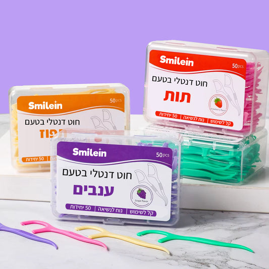 חוט דנטלי מקצועי בטעמים מיוחדים